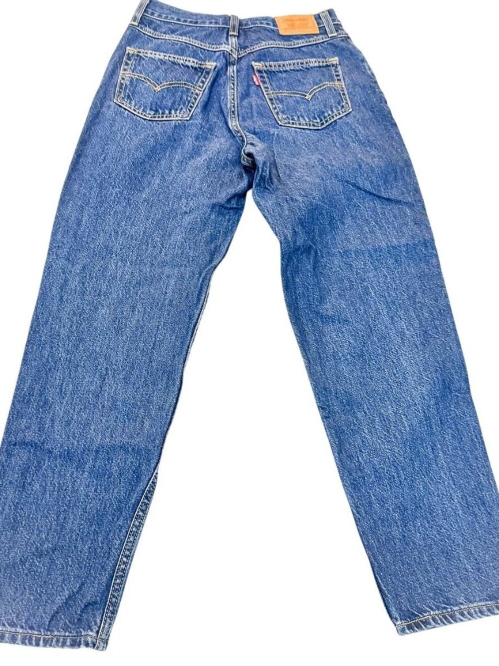 Levi's 80s Mom Jean Dark Wash Straight Leg High Rise Denim Zip Fly Size 27 x 28